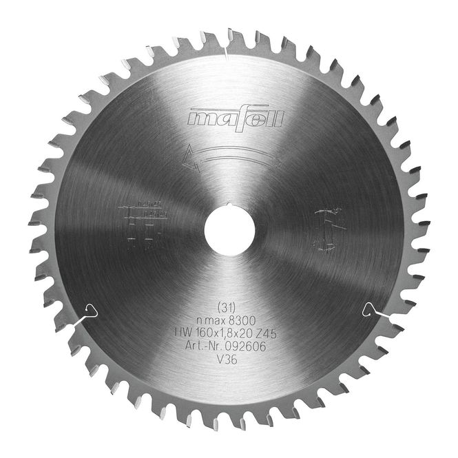 Hovedbilde MAFELL KSB-L160 Sagblad 160×20 mm – Z46 – Laminat & HPL