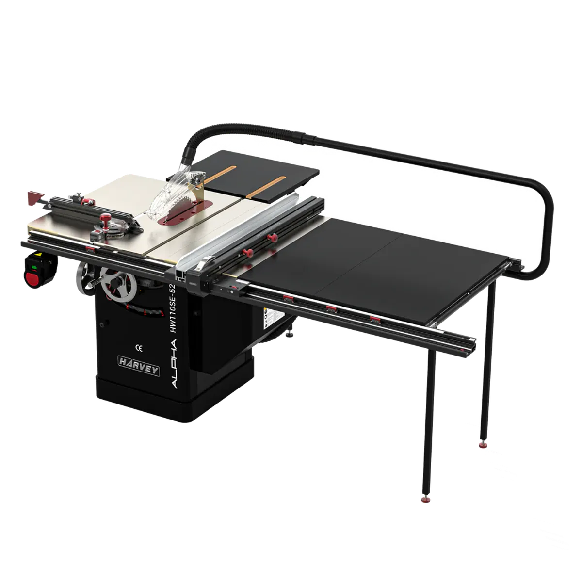 Harvey Bordsag Alpha - HW110SE-52T 4 kW  3-fas med Big Eye presisjonsanlegg
