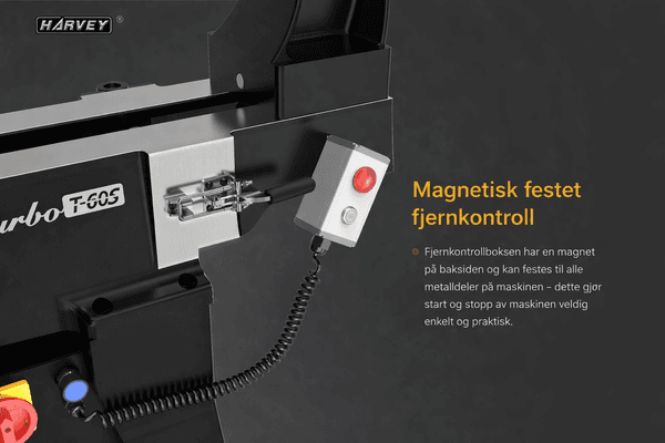 Hovedbilde Harvey Dreiebenk TURBO T-60S 610 x 1220mm med Servo Motor
