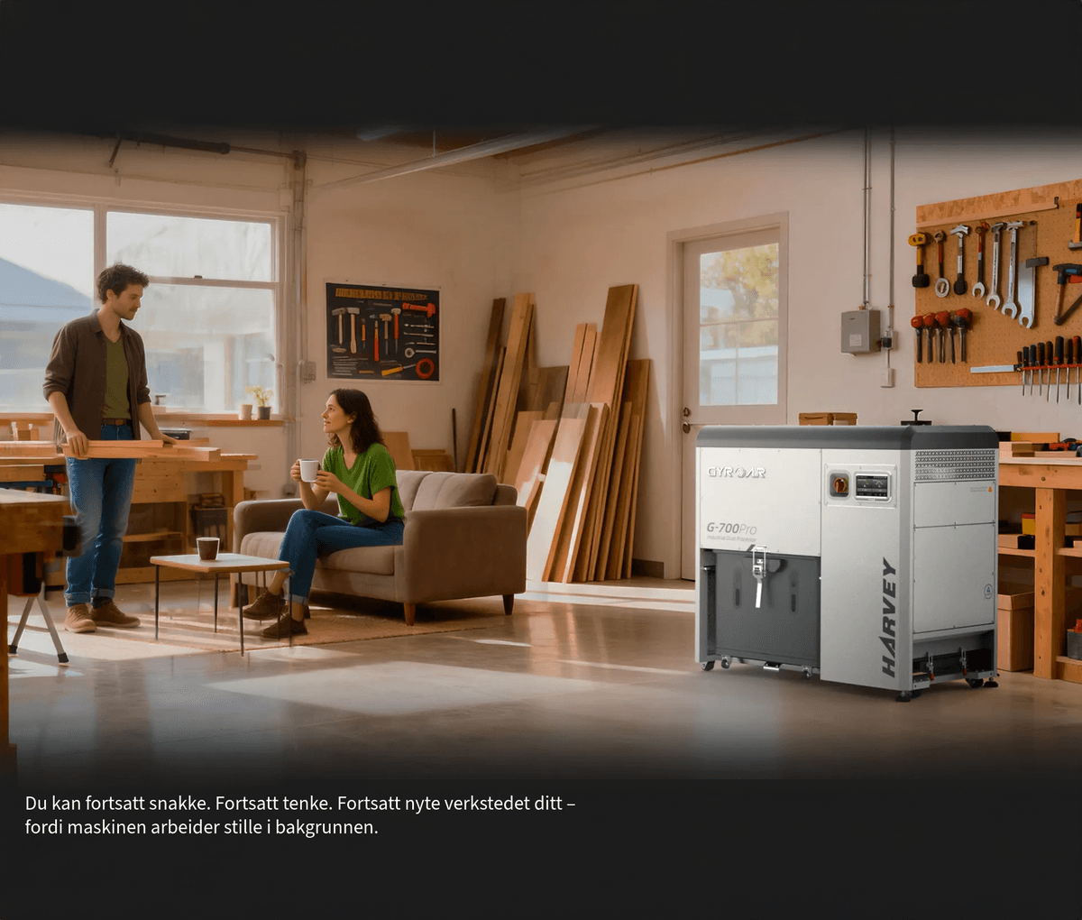 HARVEY GYRO AIR G-700Pro Støv og Sponavsug