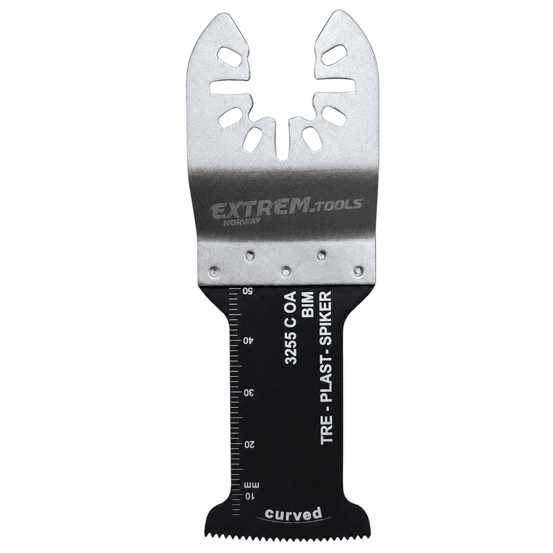 Kurvet Sagblad 3 stk for Tre, Plast og god toleranse på spiker 32x55mm