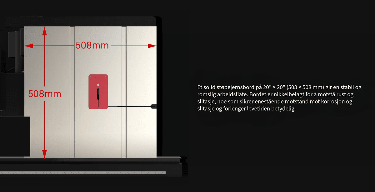 Harvey Båndsag  ALPHA HW615E 380mm 2.2kW Rustfritt stål