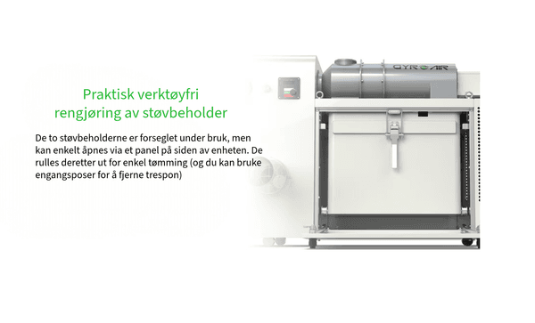 Hovedbilde HARVEY GYRO AIR G-700 Støv og Sponavsug